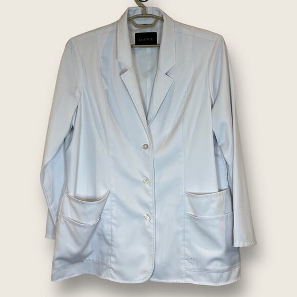 LN | Jaanuu | Waist Length Lab Coat | White |  1XL - Picture 1 of 7